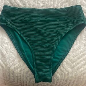 Green High-Waisted Bikini Bottom